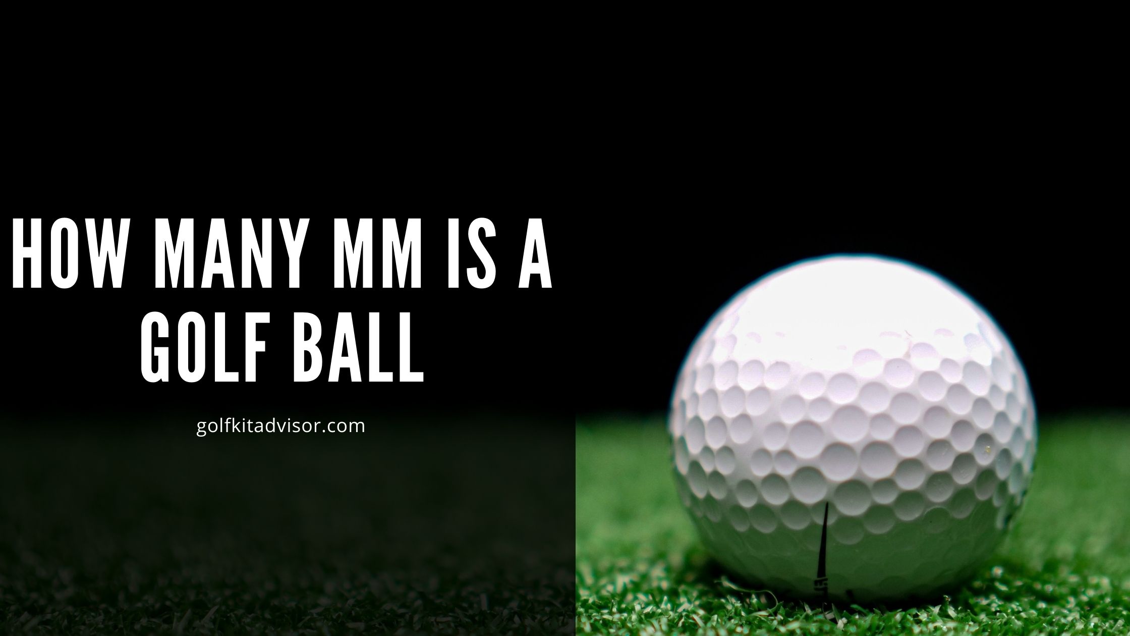 How Many MM is a Golf Ball