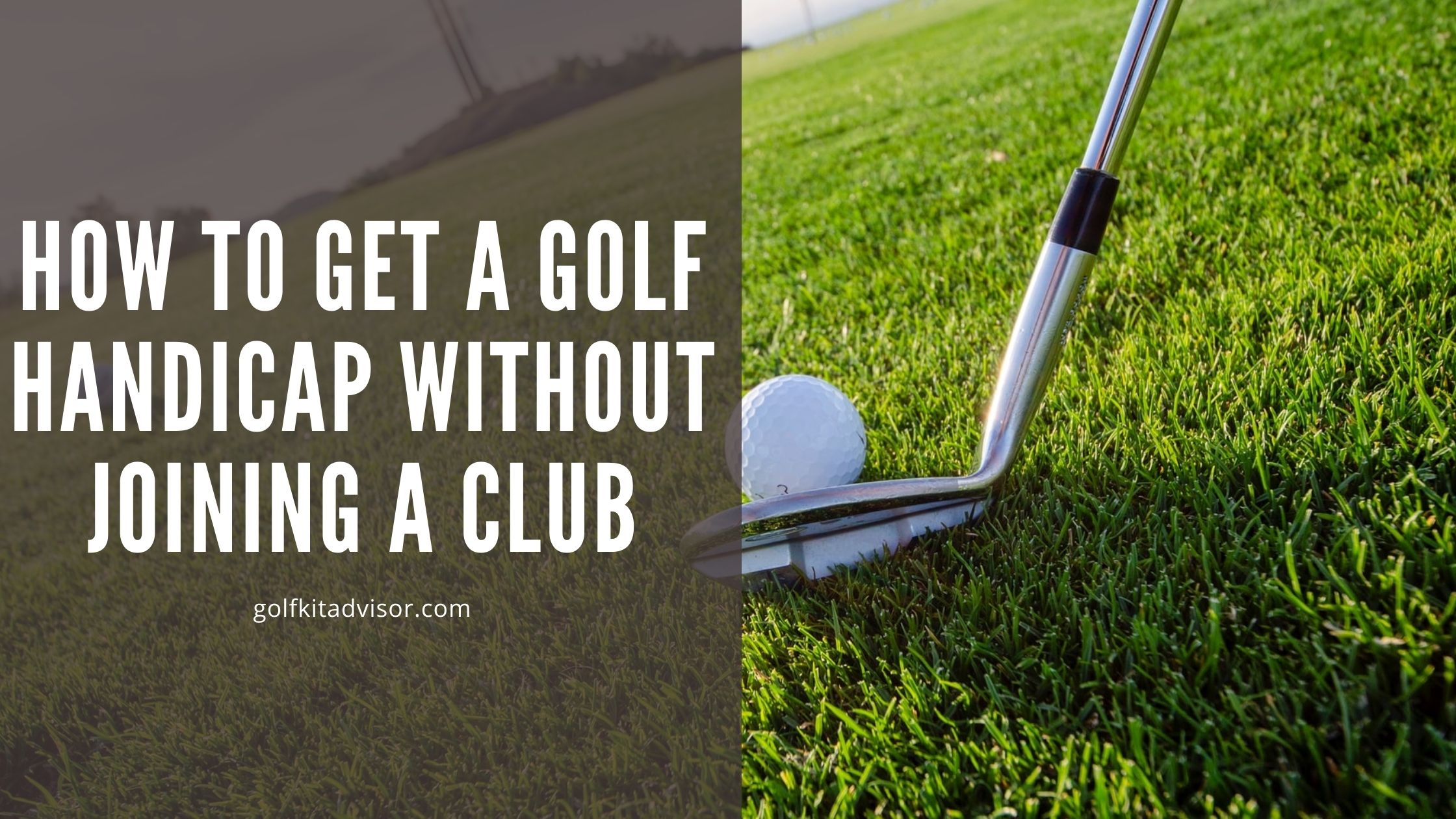 How to Get a Golf Handicap Without Joining a Club